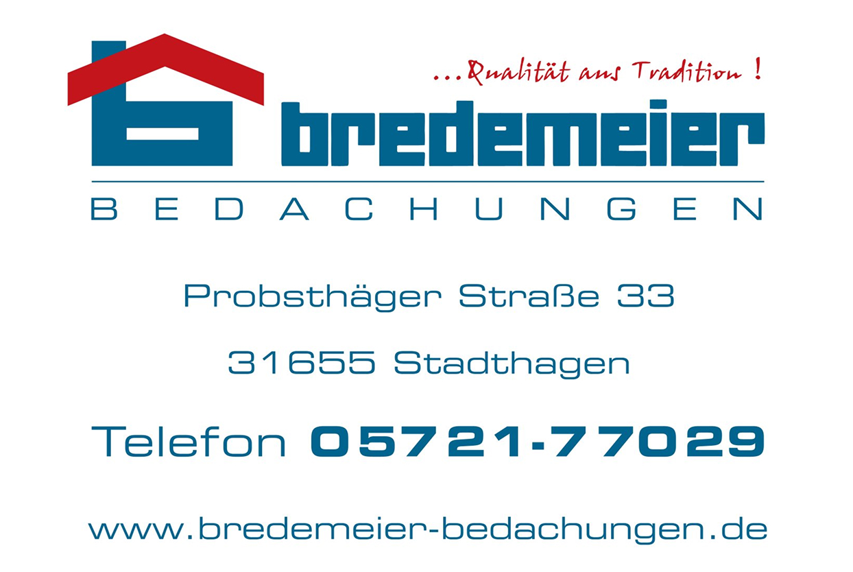 Bredemeier Bedachung Werbung