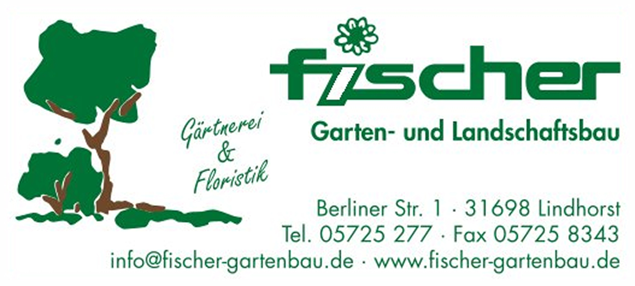 Fischer Gartenbau Werbung