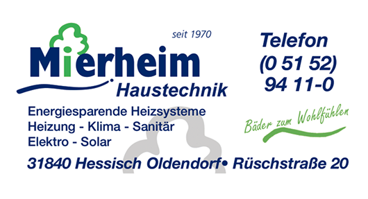 Mierheim Haustechnik Werbung